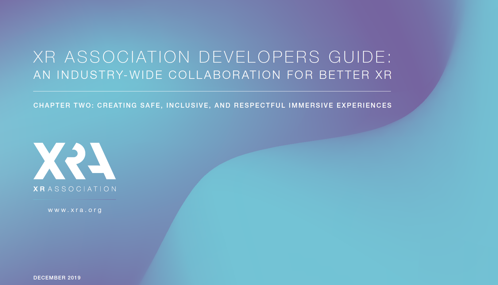 XR ASSOCIATION, VOICE OF XR MANUFACTURERS, RELEASES UPDATES TO DEVELOPERS GUIDE