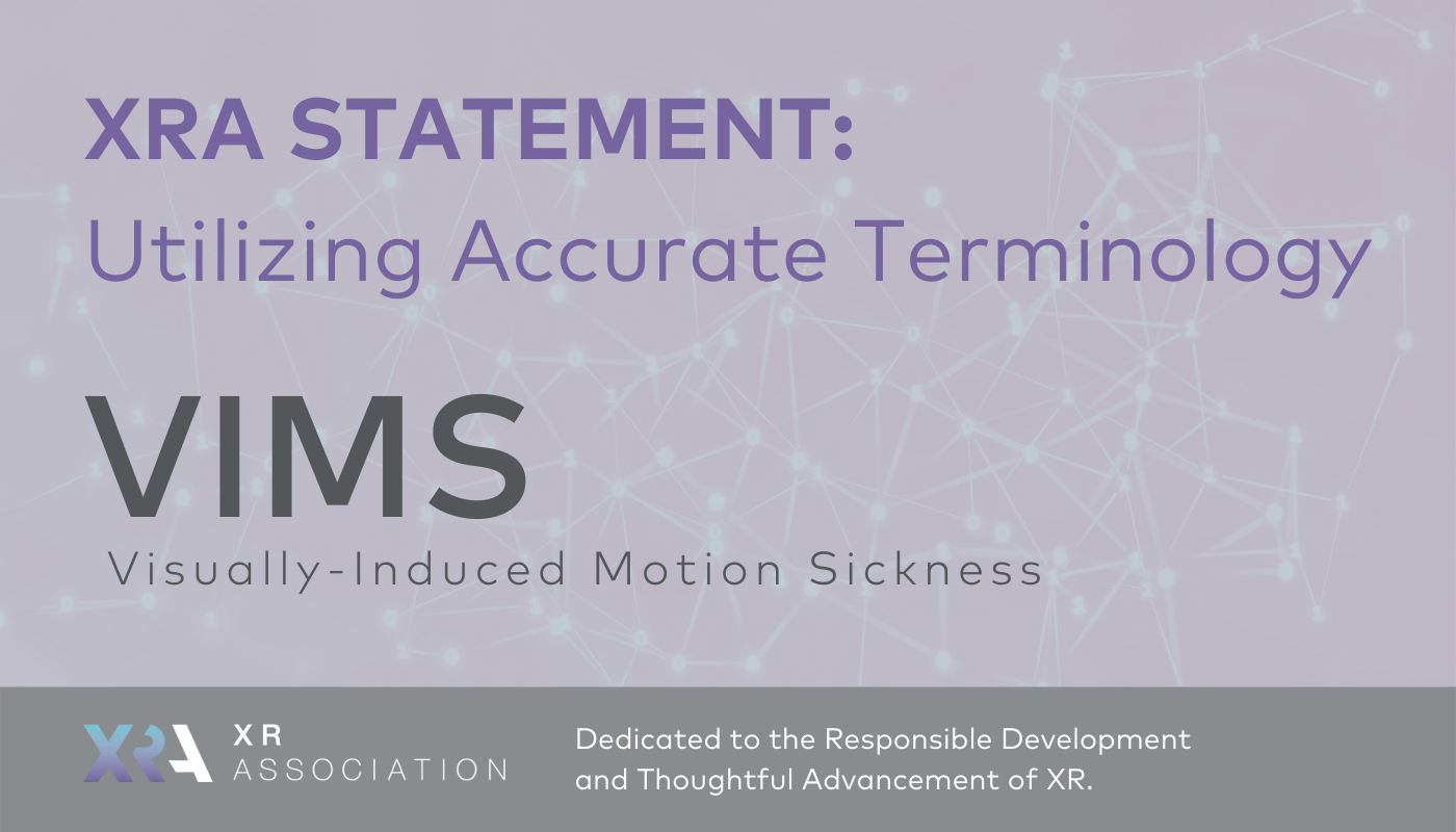 UTILIZING ACCURATE TERMINOLOGY: VISUALLY-INDUCED MOTION SICKNESS (VIMS)