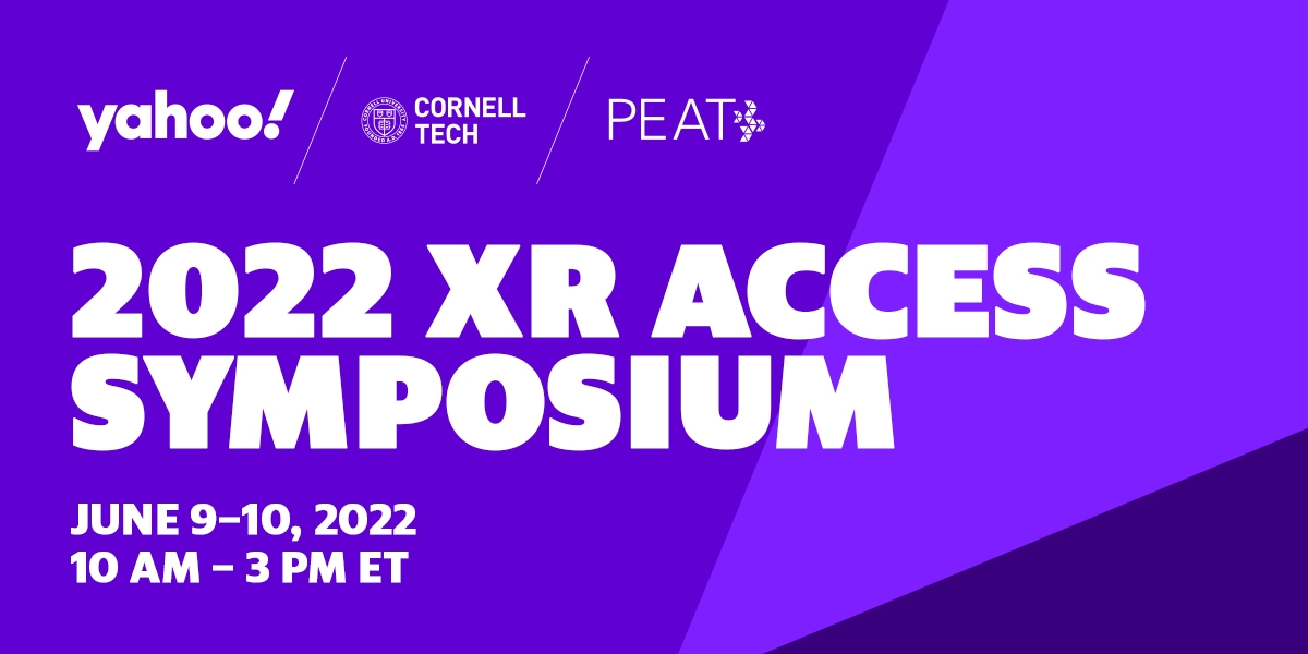 ATTEND THE XR ACCESS SYMPOSIUM ON INCLUSIVE XR FEATURING XRA STAFF, MEMBERS