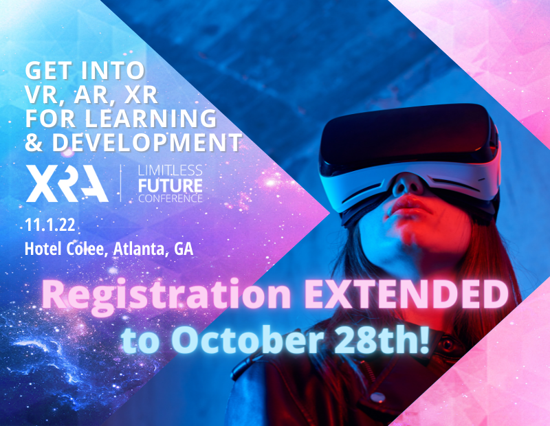 DON’T MISS OUT ON XRA’S LIMITLESS FUTURE CONFERENCE — TUESDAY, NOVEMBER 1 IN ATLANTA
