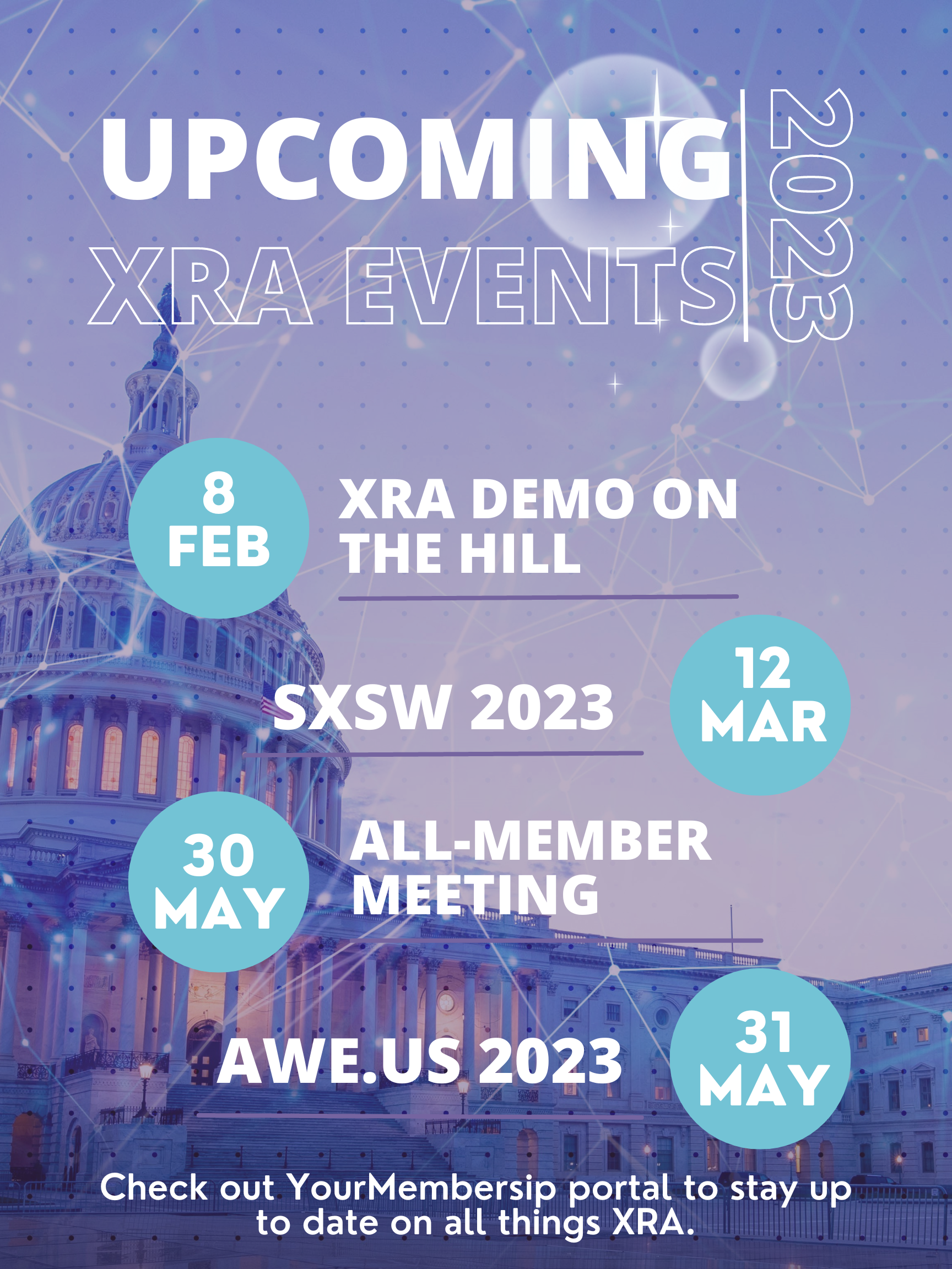 XR ASSOCIATION HIGHLIGHTS UPCOMING EVENTS IN 2023