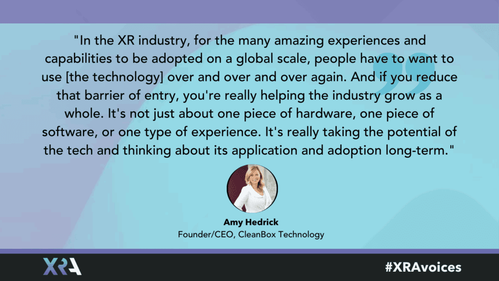 Amy Hedrick Quote Card summarizing her answer to question 3