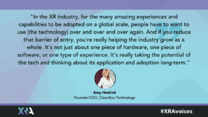 Amy Hedrick Quote Card summarizing her answer to question 3