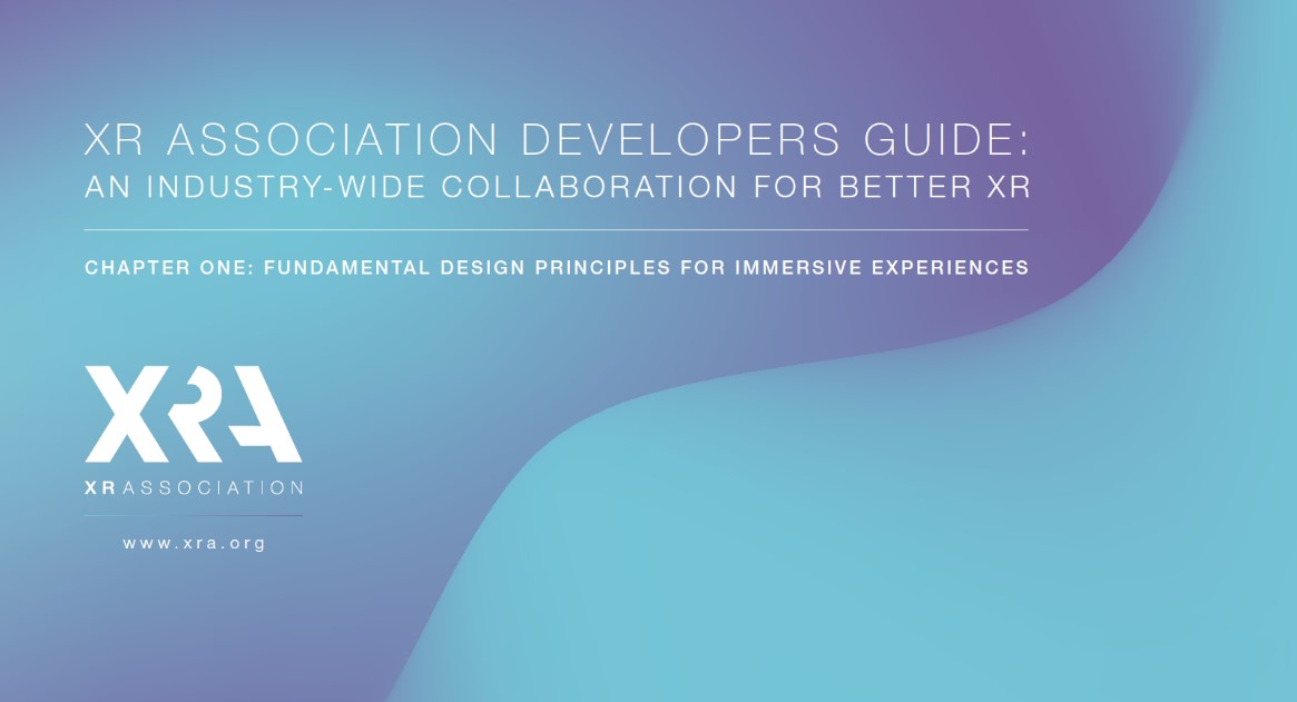 XR ASSOCIATION TO RE-RELEASE UPDATED VERSION OF CHAPTER 1 OF DEVELOPERS GUIDE