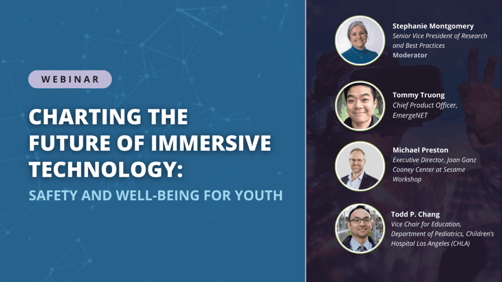 Charting the Future of Technology in white text