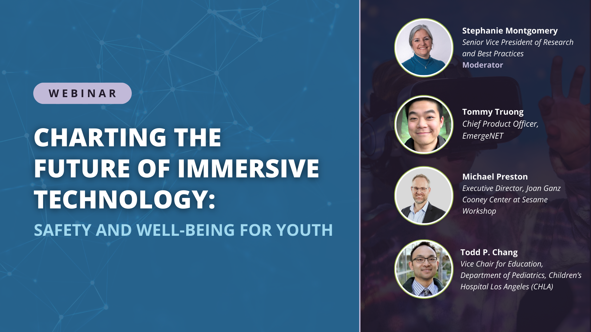 Charting the Future of Technology in white text